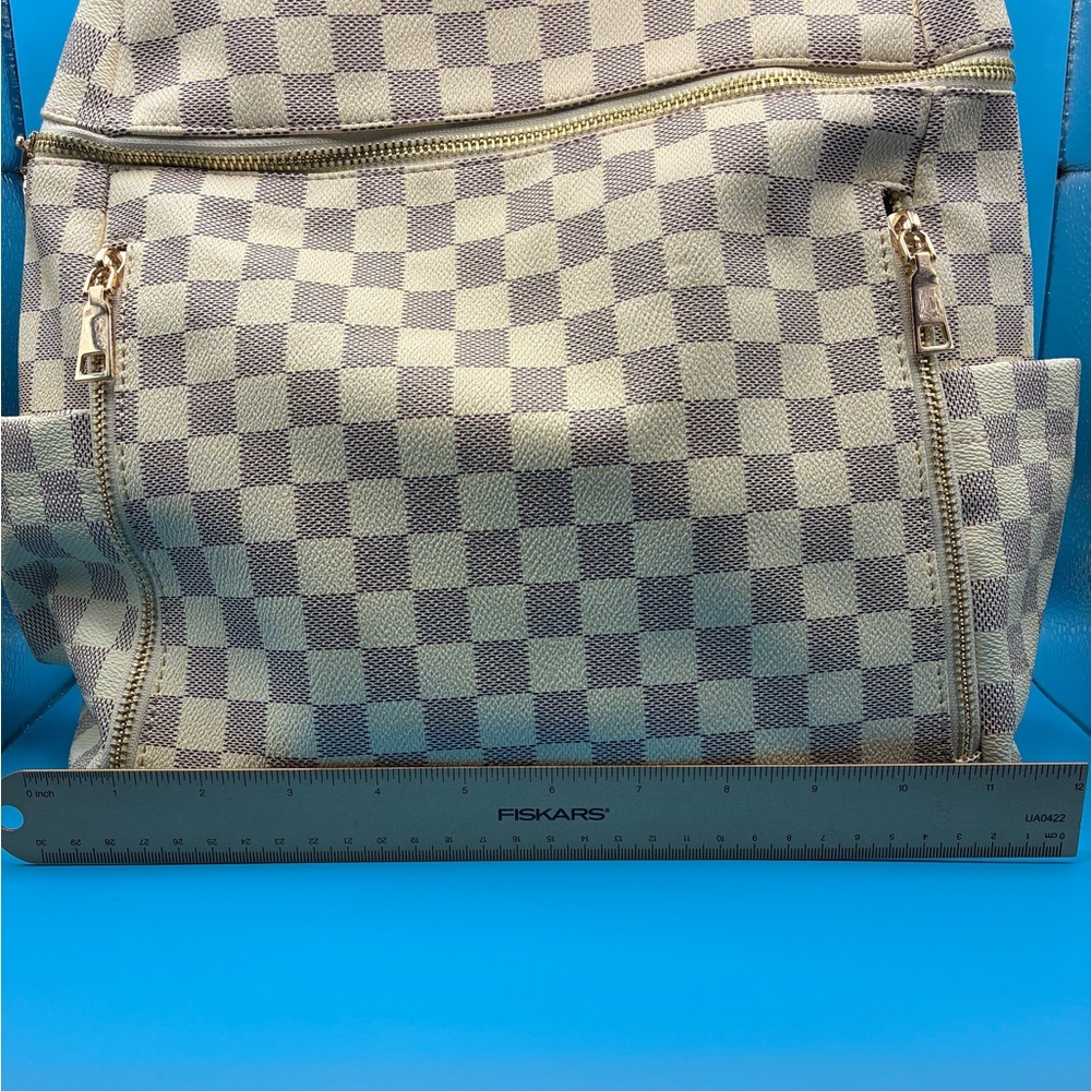 Checkered Backpack - image 8